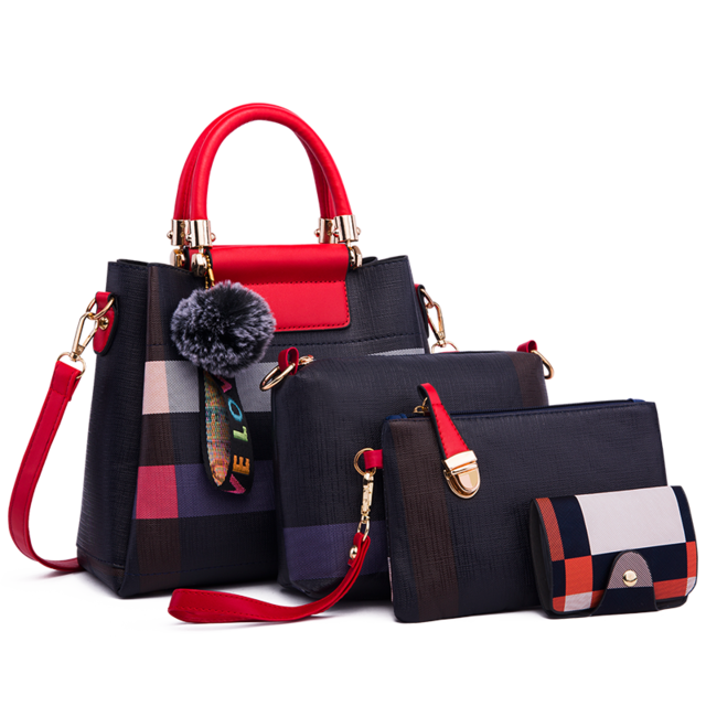 Ceossman 4pcs/Set Women Bag Ladies Hand Bags Luxury Handbags Women Bags Designer Bags For Women 2020 Handbag PU Composite Bag
