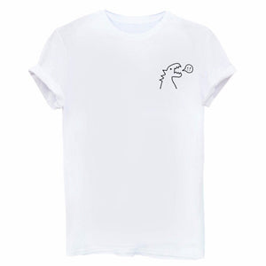 Friends Printing T Shirt Summer Women Short Sleeve Leisure Top Tee Casual Ladies Female T Shirts Plus Size Woman Clothing