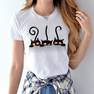 Friends Printing T Shirt Summer Women Short Sleeve Leisure Top Tee Casual Ladies Female T Shirts Plus Size Woman Clothing