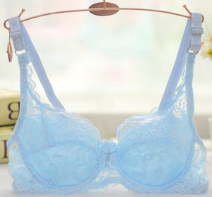 Women Sexy Push Up Bra Underwire Full Lace Brassiere Underwear Bras Bralette Lingerie Intimates 32/34/36/38/40