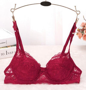 Women Sexy Push Up Bra Underwire Full Lace Brassiere Underwear Bras Bralette Lingerie Intimates 32/34/36/38/40