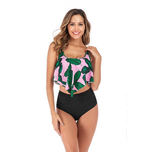 New women's swimwear sexy Print Bikini high waist underwear swimwear suit beach swimwear women