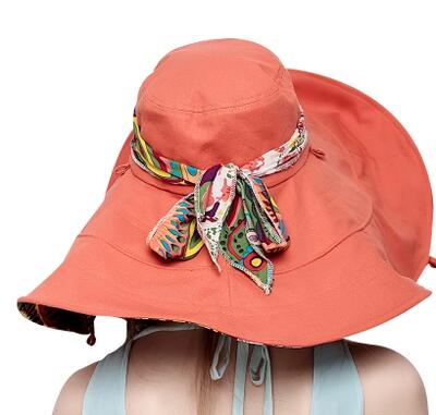 [SUOGRY] 2017 Fashion Design Flower Foldable Brimmed Sun Hat Summer Hats for Women UV Protection Free Shipping