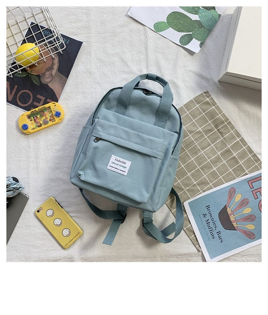 Women Backpack for Teenage Girls 2020 Summer New Fashion Female Casual School Students Shoulder Bags Sweet Travel Backpacks