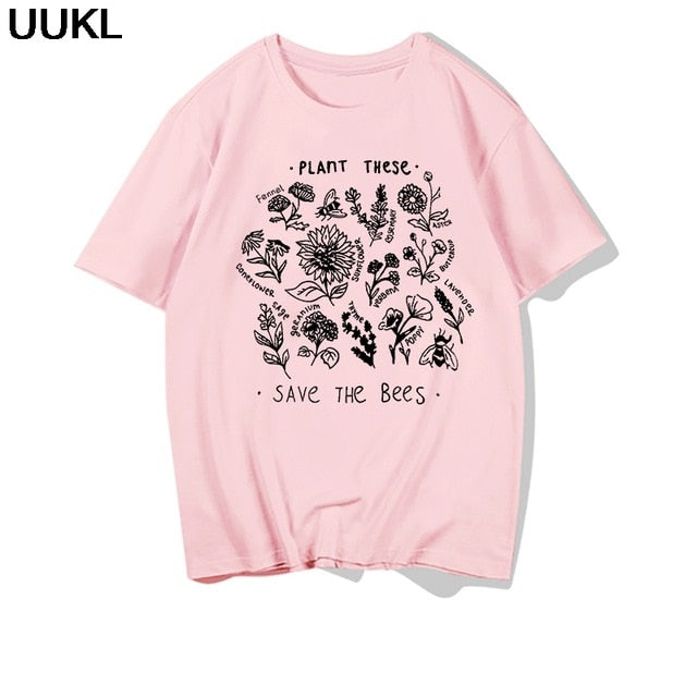 UUKL Shirts Women 2020 Summer T Shirt Harajuku Fashion Cool Female T-shirt Leisure Streetwear Aesthetic Tshirt Tops Pink Shirt