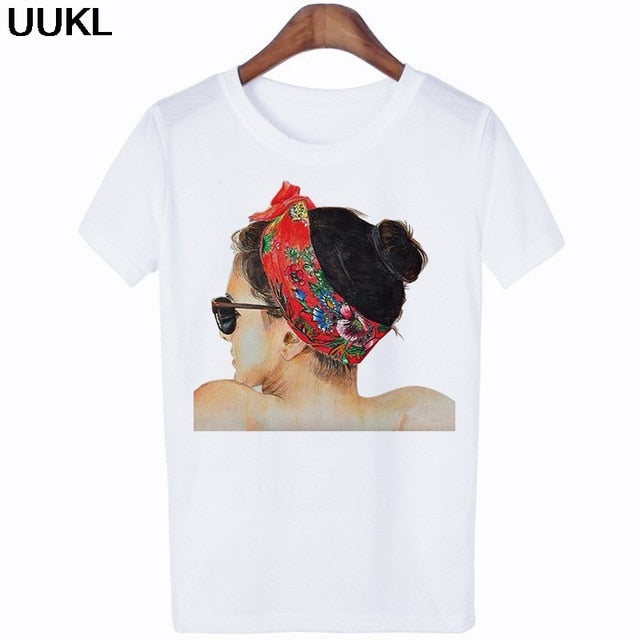 UUKL Shirts Women 2020 Summer T Shirt Harajuku Fashion Cool Female T-shirt Leisure Streetwear Aesthetic Tshirt Tops Pink Shirt