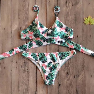 Vertvie Halter Swimwear Bikini 2020 Thong Bikini Blue Set Women Bikini Brazilian Swimwear female Biquinis Push Up Swimsuit