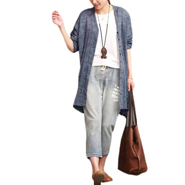 2020 Coat Woman Kimono Jacket Casual Floral Cardigans Jackets Long Sleeve Loose Coat Tops Tee Tunic Mujer Femme
