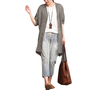2020 Coat Woman Kimono Jacket Casual Floral Cardigans Jackets Long Sleeve Loose Coat Tops Tee Tunic Mujer Femme