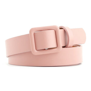 2020 New Designer Women's Cute Black Red White Brown Wide Leather Waist Belt Female Decorative Strap Belts for Women Dresses