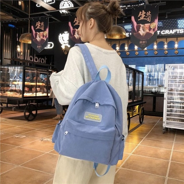 Women Backpack for Teenage Girls 2020 Summer New Fashion Female Casual School Students Shoulder Bags Sweet Travel Backpacks