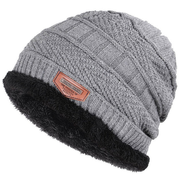 2020 New Winter Knit Hats Women Thick Warm Beanies Hat Men Riding Outdoor Beanie Skullies Hats Unisex knitted Bonnet winter Cap