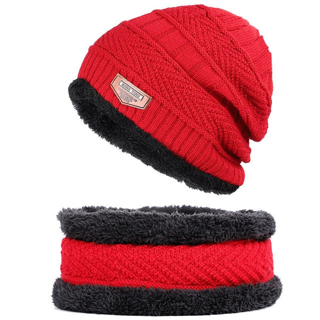 2020 New Winter Knit Hats Women Thick Warm Beanies Hat Men Riding Outdoor Beanie Skullies Hats Unisex knitted Bonnet winter Cap