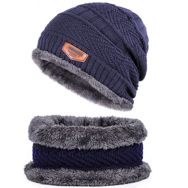 2020 New Winter Knit Hats Women Thick Warm Beanies Hat Men Riding Outdoor Beanie Skullies Hats Unisex knitted Bonnet winter Cap