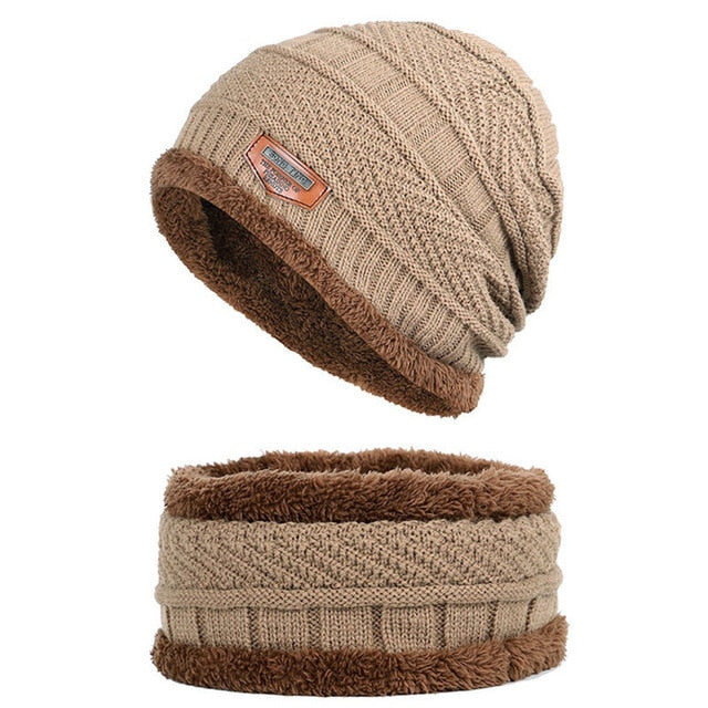 2020 New Winter Knit Hats Women Thick Warm Beanies Hat Men Riding Outdoor Beanie Skullies Hats Unisex knitted Bonnet winter Cap