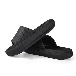Trend Thick Sole Home Women Slippers 4.5cm Heel Ladies Platform Flat Shoes Non-slip EVA Living Room Indoor Slides Women Slippers
