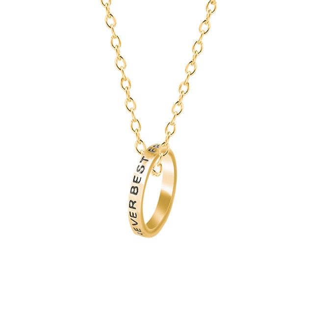 Best Friend Necklace Women Crystal Heart Tai Chi Crown Best Friends Forever Necklaces Pendants Friendship BFF Jewelry Collier