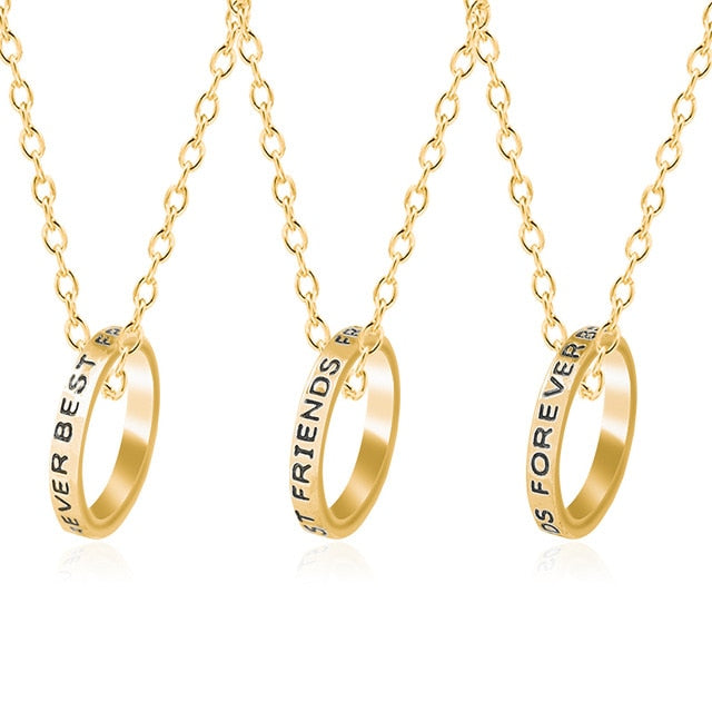 Best Friend Necklace Women Crystal Heart Tai Chi Crown Best Friends Forever Necklaces Pendants Friendship BFF Jewelry Collier