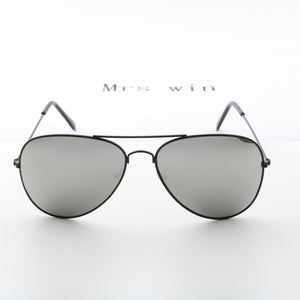 HDSUNFLY Fashion Aviation Sunglasses For Women Men Driving Eyewear Black Frame Male Female Mirrors Coating Sun Glasses  UV400