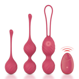 10 Speed Vibrator Kegel Balls Ben wa ball G Spot Vibrator Wireless Remote Control Vaginal tighten Exercise sex toys for Women