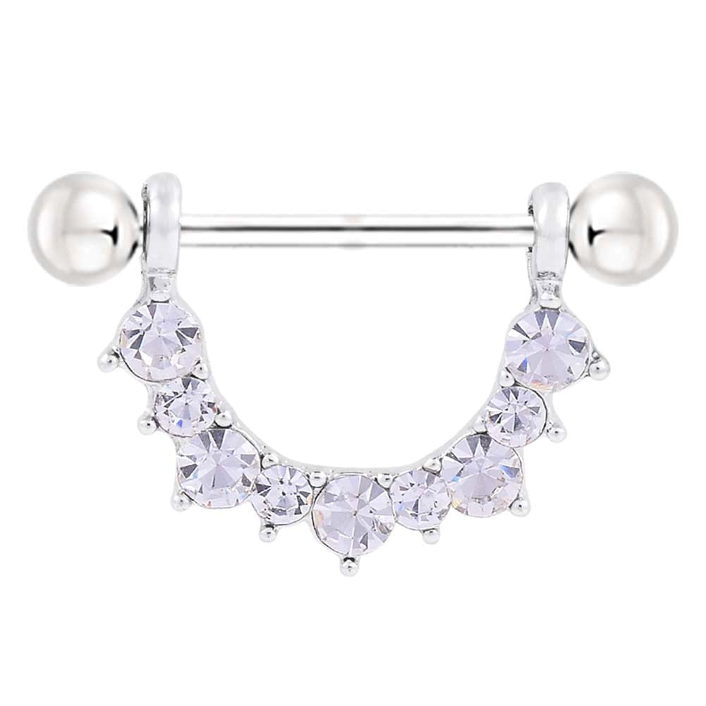 Women Nipple Ring 316L Surgical Steel Bar U Shape Barbell Body Piercing Jewelry H9