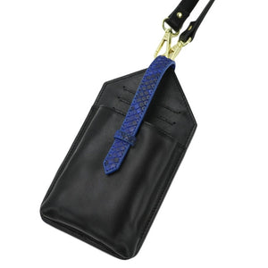 New genuine leather phone holder with shoulder strap card holder hasp phone wallet lanyard leather shoulder phone wallet bag