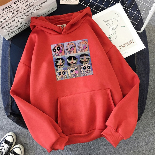 oversized Sweatshirt spring Streetwear Printing Hoodies Pullovers 2020 Fashion Harajuku Winter Hoodie Women Loose Korean Style