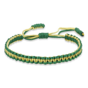 Ethnic Tibetan Buddha Woven Amulet Multicolor Bracelets & Bangles For Women Men Handmade Rope Buddha Charm Bracelet Friend Gift