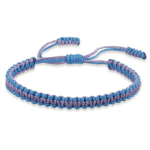 Ethnic Tibetan Buddha Woven Amulet Multicolor Bracelets & Bangles For Women Men Handmade Rope Buddha Charm Bracelet Friend Gift