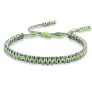 Ethnic Tibetan Buddha Woven Amulet Multicolor Bracelets & Bangles For Women Men Handmade Rope Buddha Charm Bracelet Friend Gift
