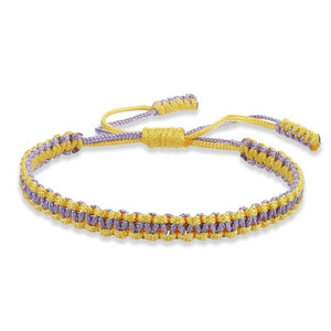 Ethnic Tibetan Buddha Woven Amulet Multicolor Bracelets & Bangles For Women Men Handmade Rope Buddha Charm Bracelet Friend Gift