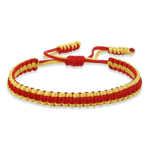 Ethnic Tibetan Buddha Woven Amulet Multicolor Bracelets & Bangles For Women Men Handmade Rope Buddha Charm Bracelet Friend Gift