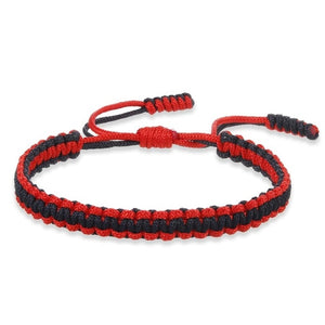 Ethnic Tibetan Buddha Woven Amulet Multicolor Bracelets & Bangles For Women Men Handmade Rope Buddha Charm Bracelet Friend Gift