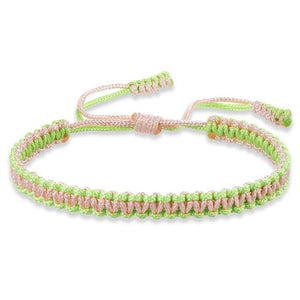 Ethnic Tibetan Buddha Woven Amulet Multicolor Bracelets & Bangles For Women Men Handmade Rope Buddha Charm Bracelet Friend Gift