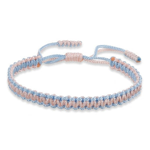Ethnic Tibetan Buddha Woven Amulet Multicolor Bracelets & Bangles For Women Men Handmade Rope Buddha Charm Bracelet Friend Gift