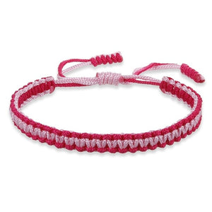 Ethnic Tibetan Buddha Woven Amulet Multicolor Bracelets & Bangles For Women Men Handmade Rope Buddha Charm Bracelet Friend Gift