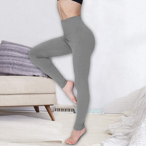 PUIMENTIUA Women Leggings Fitness Seamless Tummy Fitness Pants High Waist Workout Trousers Slim Gym Sportswear Plus Size 3XL