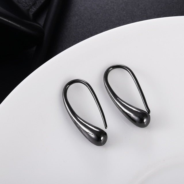Hot Sale 925 Sterling Silver Teardrop/Waterdrop/Raindrop Dangle Korean Earrings for Women 2020 Wedding Party Gift