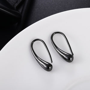 Hot Sale 925 Sterling Silver Teardrop/Waterdrop/Raindrop Dangle Korean Earrings for Women 2020 Wedding Party Gift