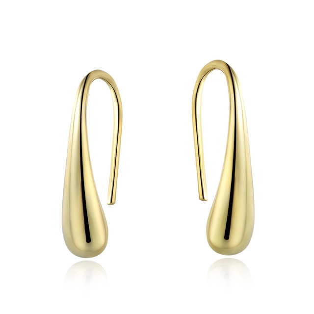Hot Sale 925 Sterling Silver Teardrop/Waterdrop/Raindrop Dangle Korean Earrings for Women 2020 Wedding Party Gift