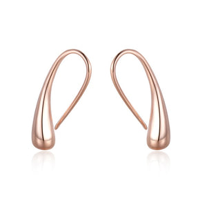 Hot Sale 925 Sterling Silver Teardrop/Waterdrop/Raindrop Dangle Korean Earrings for Women 2020 Wedding Party Gift
