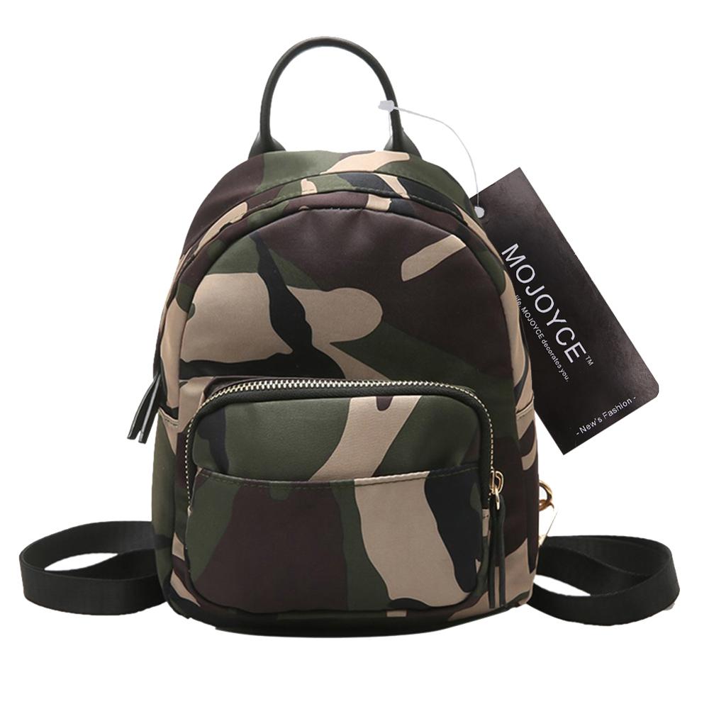 2020 Fashion Nylon Girls Mini Backpack Women Camouflage School Bag Ladies Women's Travel Bags Rucksack Mochila Feminina Mujer