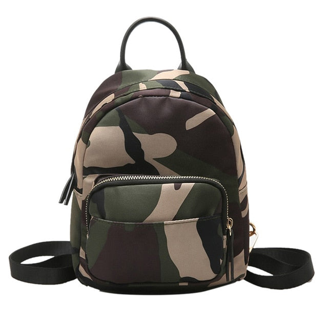 2020 Fashion Nylon Girls Mini Backpack Women Camouflage School Bag Ladies Women's Travel Bags Rucksack Mochila Feminina Mujer