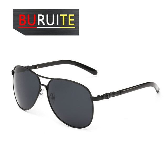 BURUITE Men's Polarized Sunglasses Classic Driver Night Vision Goggles Driving Glasses Eyewear For Men/Women
