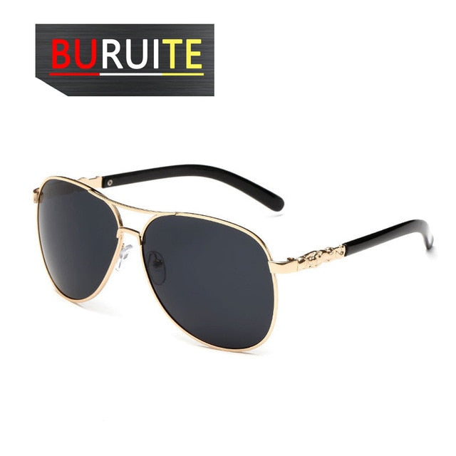 BURUITE Men's Polarized Sunglasses Classic Driver Night Vision Goggles Driving Glasses Eyewear For Men/Women