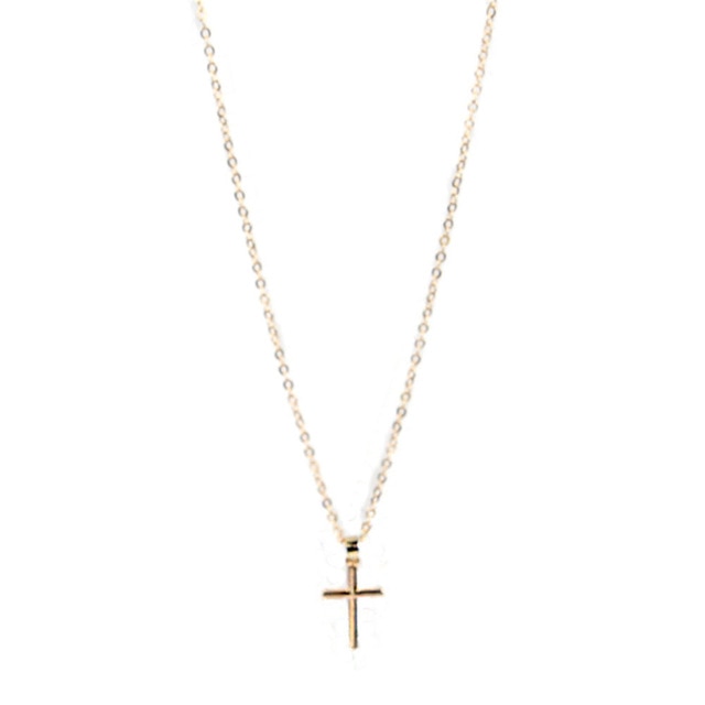 New Arrival  Cross Pendant Necklace Collier Femme Gold Silver Color Cross Choker Necklace Collar Jewelry XL226