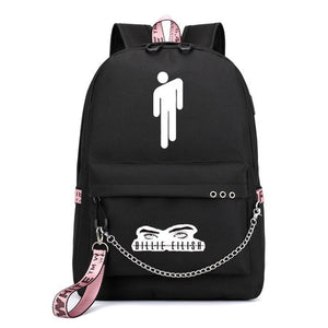 Canvas Usb School Bags for Girls Teenagers Backpack Women Bookbags Large Capacity Harajuku Girls Laptop Backpack mochila escolar