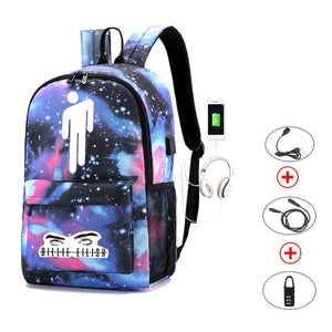 Canvas Usb School Bags for Girls Teenagers Backpack Women Bookbags Large Capacity Harajuku Girls Laptop Backpack mochila escolar