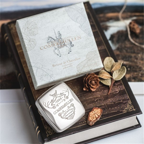 Women Solid Perfume Retro Rotating Design Pocket Magic Balm Long Lasting Fragrances Romantic Fresh Cologne Balsam Parfum Men