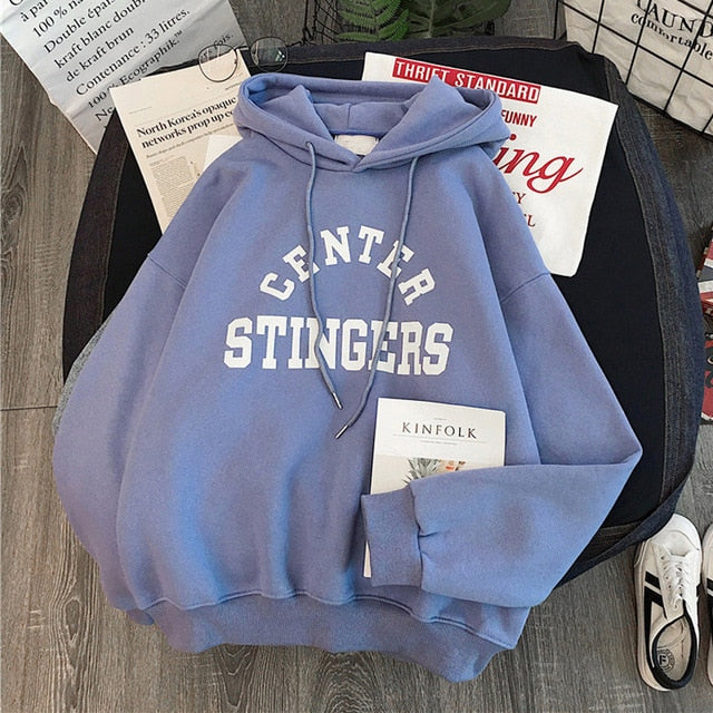 oversized Hoodies Women tops clothes Printed Long Sleeve Hooded Womens Pullover Soft Cotton Korean Style Ladies Sweatshirts